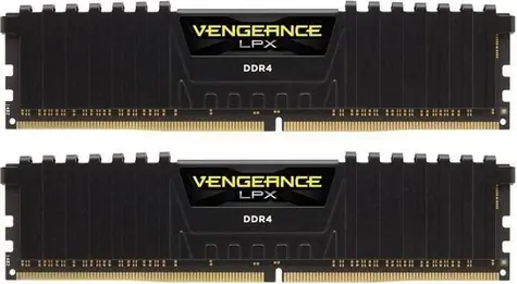 Corsair Vengeance LPX Schwarz 32GB (2x16GB) 3000MHz / DDR4 / PC4-24000 / CL16-20-20-38 / 1,35V / XMP2.0 / mit Kühler