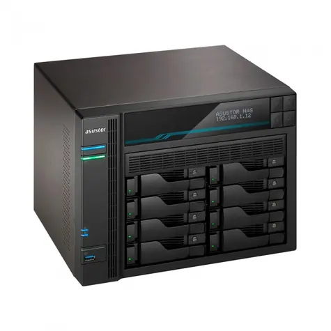 Asustor Lockerstor 8-AS6508T / 8x HDD / Atom C3538 2,1GHz / 8GB RAM / 2x USB 3.2 Gen. 1 / 2x 2,5GLAN & 2x 10GLAN
