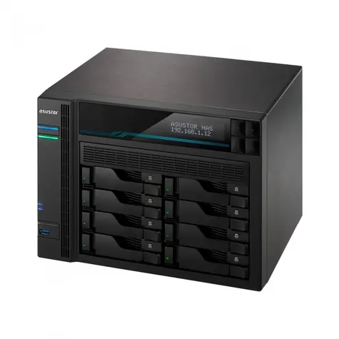 Asustor Lockerstor 10-AS6510T / 10x HDD / Atom C3538 2,1GHz / 8GB RAM / 2x USB 3.2 Gen. 1 / 2x 2,5GLAN & 2x 10GLAN