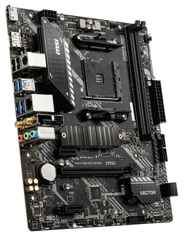 MSI MAG A520M VECTOR WIFI / AMD A520 / DDR4 / SATA III RAID / USB / GLAN / M.2 / Wi-Fi / sc.AM4 / mATX