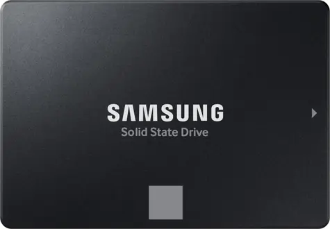 Samsung 870 EVO 250 GB / 2,5 Zoll / TLC / RW: 560 / 530 MBit/s / IOPS: 98.000 / 88.000 / MTBF 1,5 MHz / 5 Jahre