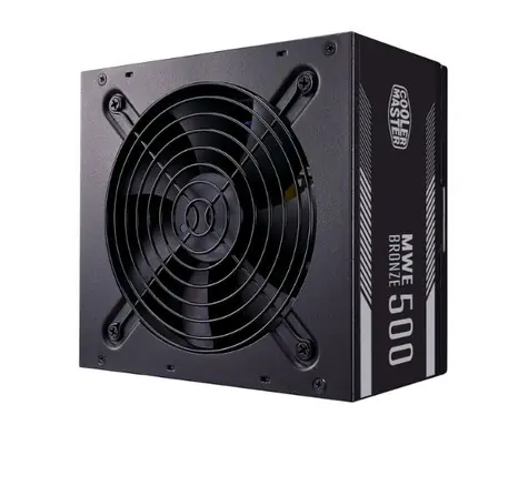 CoolerMaster MWE 500 White V2 BULK / 500 W / ATX 12 V V2.52 / aktiver PFC / 80PLUS / 12 cm Lüfter