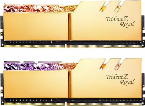 G.Skill Trident Z Royal Gold 32 GB (2 x 16 GB) 3600 MHz / DDR4 / CL16-19-19-39 / 1,35 V / XMP 2.0 / LED-Hintergrundbeleuchtung