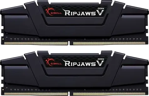 G.Skill Ripjaws V Schwarz 64 GB (2 x 32 GB) 2666 MHz / DDR4 / CL19-19-19-43 / 1,2 V / XMP 2.0
