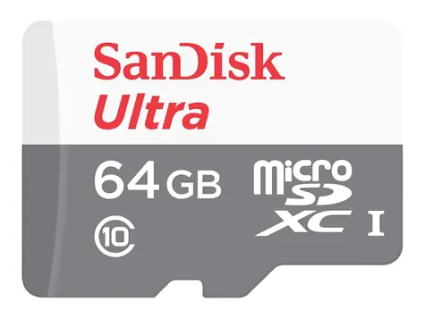 SanDisk Ultra microSDXC 64 GB / Klasse 10 / UHS-I / Lesen: bis zu 100 MB