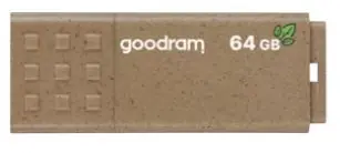 Goodram ECO FRIENDLY USB 3.0 64 GB braun / Flash-Disk / USB-A 3.0 / Lesen: 60 MB/Schreiben: 20 MB