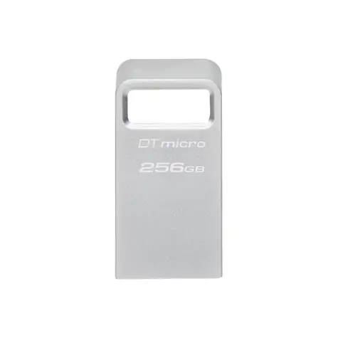 Kingston DataTraveler Micro 256GB Silber / Flash Disk /USB 3.2 Gen 1 - (USB-A 3.0)