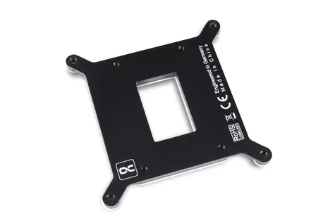 Alphacool Apex Backplate XPX/Eisbaer schwarz / LGA 1700 / Metall