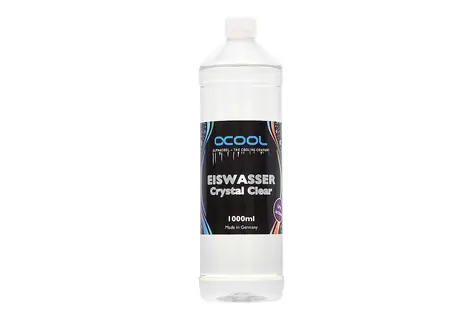 Alphacool Eiswasser Crystal Clear UV-aktiv vorgemischtes Kühlmittel 1000ml / Kühlflüssigkeit / UV-aktiv