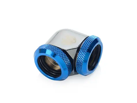 BitsPower Winkeladapter 90° für Rohre 16mm schwarz-blau