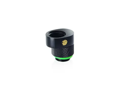 BitsPower X-Cross-Adapter G1/4 (M) > G1/4 (F) 5 mm Offset mattschwarz