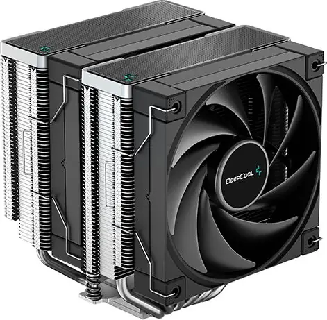 DEEPCOOL AK620 schwarz / Universeller CPU-Kühler / 2x120 mm / 6x Heapipe