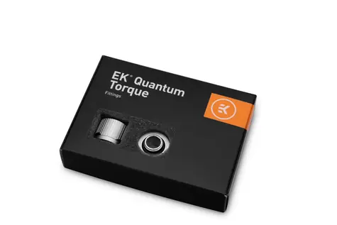 EKWB EK- Quantum Torque 6er-Pack STC 12/16 mm - Satiniertes Titan / 6 Stück