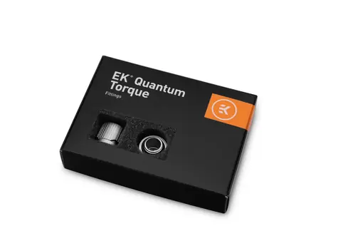 EKWB EK- Quantum Torque 6er-Pack STC 10/16 mm - Satiniertes Titan / 6 Stück