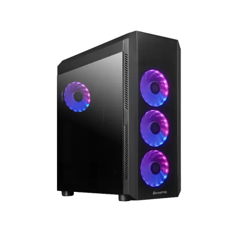 Chieftec GL-04B-OP Scorpion 4 Midi Tower schwarz / ATX, Micro ATX, Mini ITX / Ohne Netzteil / CPU-Backplate-Loch 