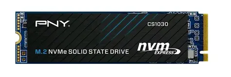 PNY CS1030 1 TB / NVMe Gen3 M.2 80 / RW: 2100 1700 MBit/s / 5 Jahre