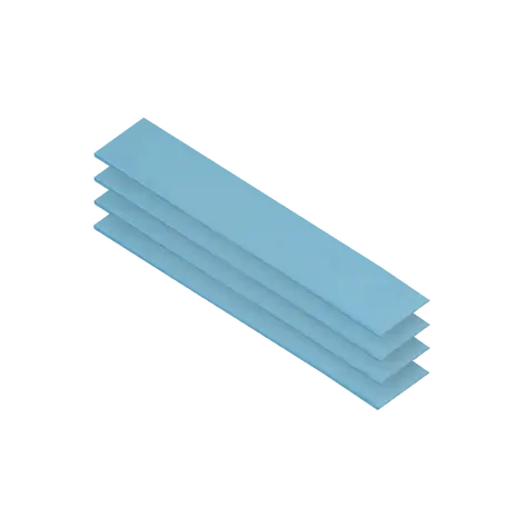 ARCTIC Wärmeleitpad TP-3 120 x 20 mm - 0,5 mm 4 Stück / Dichte 3,40 g pro cm3