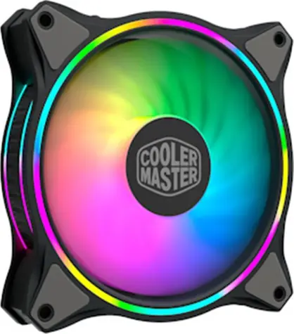 Cooler Master Masterfan MF120 Halo Black / 120 mm / Rifle Bearing / 30 dB @ 1800 RPM / ARGB / 4-Pin