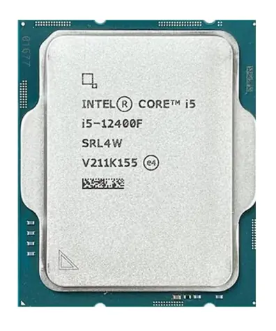 Intel Core i5-12400F @ 2,5 GHz - TRAY / TB 4,4 GHz / 6 Kerne, 12 Threads / L3 18 MB / Ohne Grafikkarte / 1700 / Alder Lake / 65 W