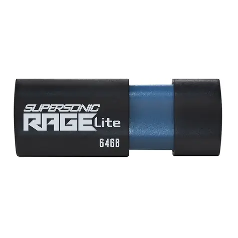 Patriot Supersonic Rage Lite 64GB schwarz / Flash Disk / USB 3.2 Gen 1 - (USB-A 3.0)