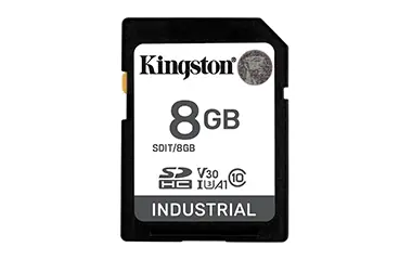 Kingston Industrial pSLC SDHC 8 GB / UHS-I V30 / U3 / A1 / Klasse 10 / Langlebig