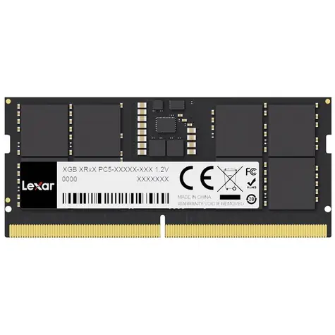 Lexar DDR5 16 GB (1x16 GB) 5600 MHz / SODIMM / DDR5 / CL46 / ECC