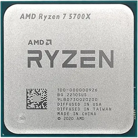 AMD RYZEN 7 5700X bei 3,4 GHz - TRAY / Turbo 4,6 GHz / 8C16T / L2 4 MB L3 32 MB / AM4 / Zen 3 / 65 W
