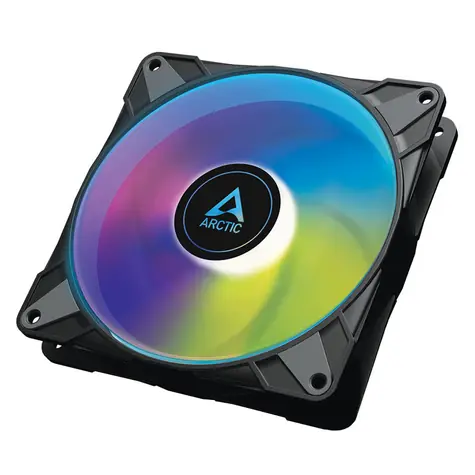 ARCTIC P14 PWM PST ARGB schwarz / 140 mm / Fluid Dynamic Bearing / 200-1900 RPM / 68,9 CFM / 4-Pin + 3-Pin RGB