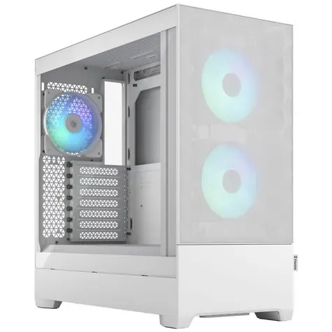 Fractal Design Pop Air RGB TG Clear Tint weiß / ATX / 2x USB 3.2 / 3x 120mm / ohne Netzteil / transparente Seite 