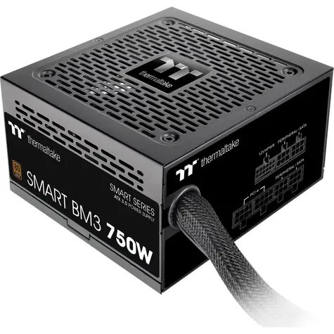 Thermaltake Toughpower SMART BM3 750W schwarz / ATX / 750W / 120mm Lüfter / 80PLUS Bronze / halbmodular