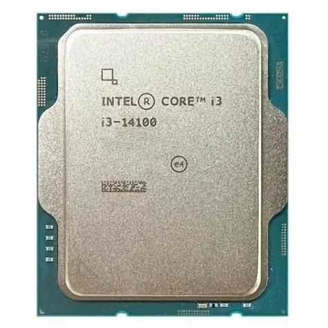 Intel Core i3-14100 bei 3,5 GHz - TRAY / TB 4,7 GHz / 4C8T / 12 MB / UHD 730 / LGA 1700 / Raptor Lake / 110 W