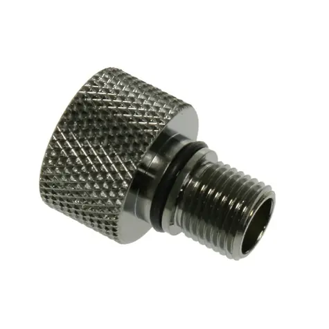 BitsPower Adapter direkt Eheim 1046 auf G1/4" IG (glänzend) schwarz