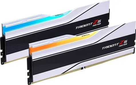 G.Skill Trident Z5 Neo Weiß RGB 32 GB (2 x 16 GB) DDR5 6400 MHz / CL32 / DIMM / 1,4 V / Nicht-ECC / Ungepuffert / EXPO