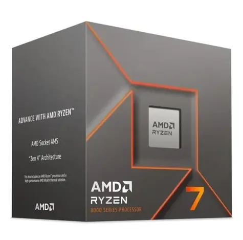 AMD RYZEN 7 8700F 4,1 GHz - TRAY / Turbo 5,0 GHz / 8C16T / L2 8 MB L3 16 MB / AM5 / 65 W
