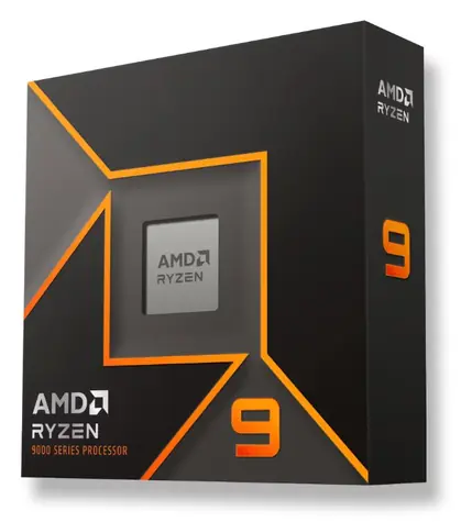 AMD RYZEN 9 9900X bei 4,4 GHz / Turbo 5,6 GHz / 12C24T / L1 0,96 MB L2 12 MB L3 64 MB / AM5 / Zen 5 / 120 W