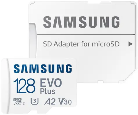 Samsung EVO PLUS 128 GB + Adapter / Micro SDXC / UHS-I U1 / Klasse 10 