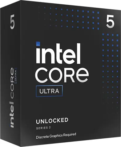 Intel Core Ultra 5 245KF bei 4,2 GHz / TB 5,2 GHz / 14C14T / L3 24 MB / Keine GPU / Arrow Lake / 159 W