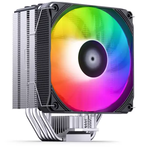 Jonsbo PISA A5 ARGB schwarz / 120 mm / 1850 U/min bei 36,8 dB / TDP 265 W / AMD + Intel