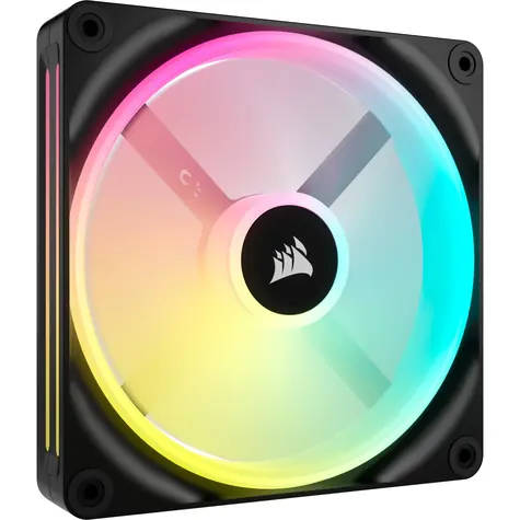Corsair iCUE LINK QX140 RGB schwarz / 140 mm / Magnetisches Kuppellager / 400-2000 U/min / 82,5 CFM / 4-Pin