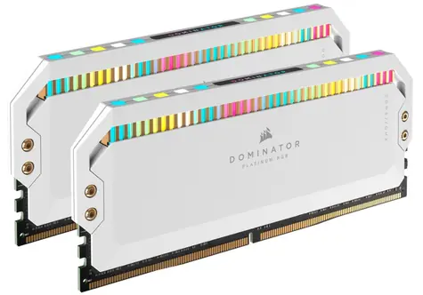 Corsair Dominator Platinum White 32 GB (2 x 16 GB) DDR5 6200 MHz / CL36 / DIMM / RGB / XMP / 1,3 V