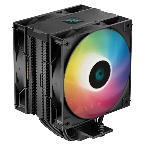 DEEPCOOL AG400 DIGITAL PLUS schwarz / 2x 120 mm / Hydrolager / 31,6 dB bei 2100 U/min / 75,89 CFM / AMD + Intel