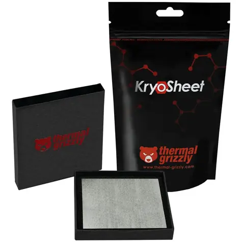 Thermal Grizzly KryoSheet (68 x 51 x 0,2 mm) / Wärmeleitendes Pad / Graphen / 1 Stk