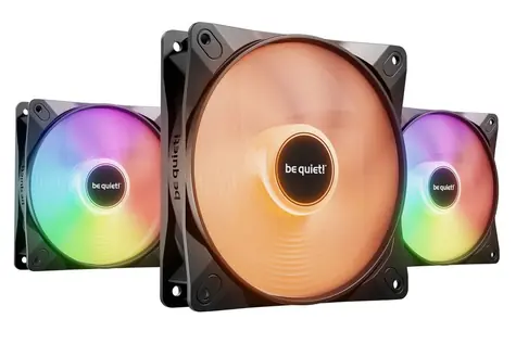 be quiet! Light Wings LX ARGB PWM 3 Stück schwarz / 120 mm / Gewehrlager / 30,9 dB bei 2100 U/min / 61,8 CFM / 4-Pin PWM + 3-Pin