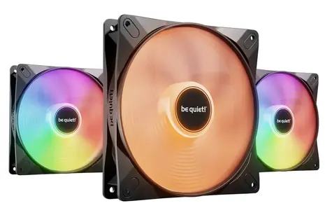be quiet! Light Wings LX ARGB PWM 3 Stück schwarz / 140 mm / Gewehrlager / 22,9 dB bei 1200 U/min / 56 CFM / 4-Pin PWM + 3-Pin