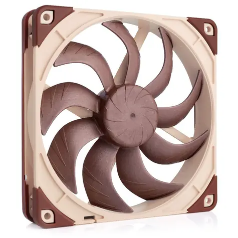 Noctua NF-A14x25 G2 LS-PWM / 140 mm / SSO2-Lager / 11,4 dB bei 800 U/min / 81,6 m3h / 4-polig