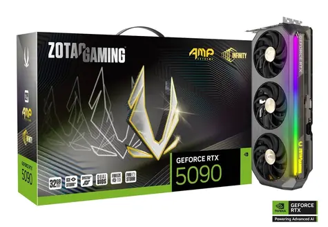 Zotac GAMING GeForce RTX 5090 AMP Extreme Infinity 32GB / 2467MHz / 32GB GGDR7 / 512-bit / 1x HDMI + 3x DP / 1000W (16)