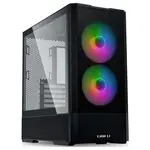 Lian Li LANCOOL 207 PC-Gehäuse schwarz / Midi-Tower / gehärtetes Glas / ATX, Micro ATX, Mini ITX / transparente Seitenteile / Metall