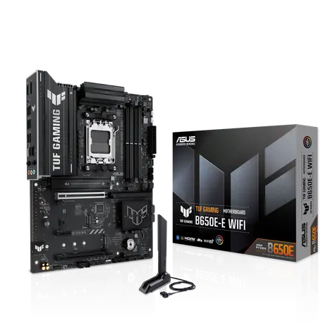 ASUS TUF GAMING B650E-E WIFI / AMD B650 / DDR5 / SATA III RAID / USB / 2.5GLAN / M.2 / sc.AM5 / ATX