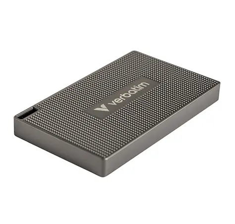 Verbatim Metal Mini Externes SSD-Laufwerk 1 TB schwarz / USB-C 3.2 Gen 2x2 / R: 2000 MB/s / W: 1750 MB/s   