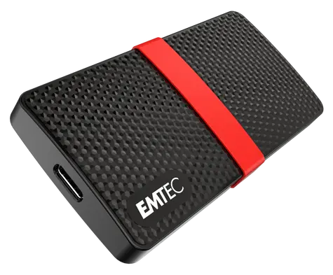 EMTEC X200 Portable SSD 2TB / USB-C 3.2 / Lesen: 450MBs